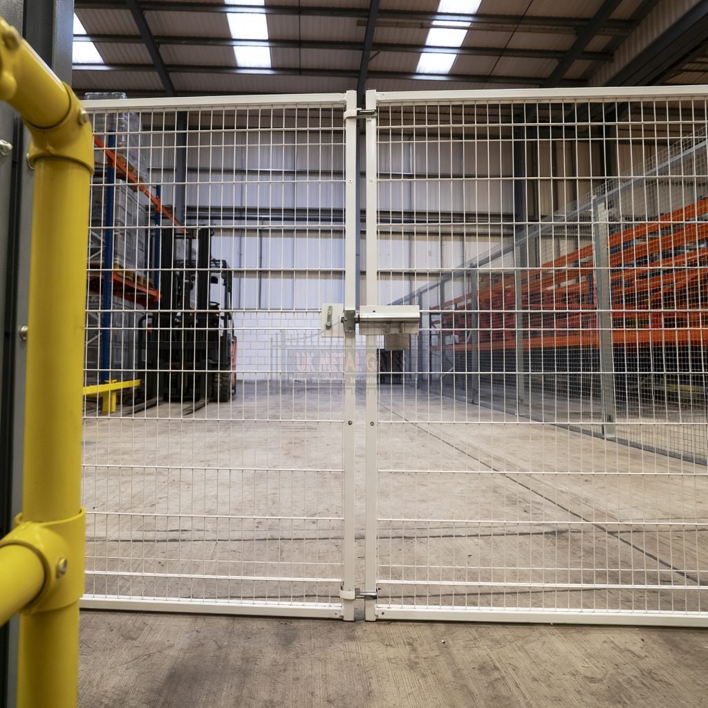 Mesh Double Gate for Recycling Facility