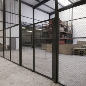 Mesh Double Gate for Data Centre Compound