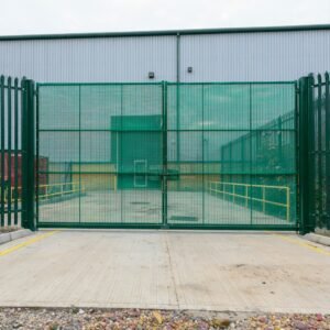 Mesh Double Gate for Logistics Depot