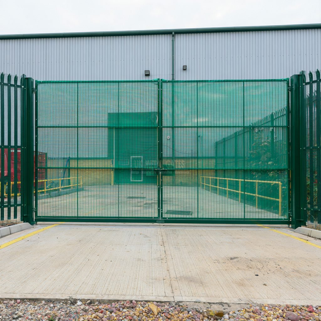 Mesh Double Gate for Logistics Depot