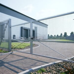 Mesh Double Gate for Trade Counter