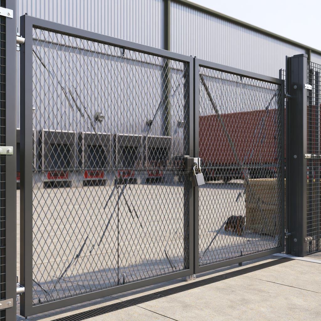 Mesh Double Gate for Business Park