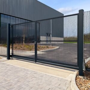 Mesh Double Gate for Manufacturing Site