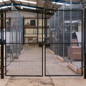 Mesh Double Gate for Food Processing Site