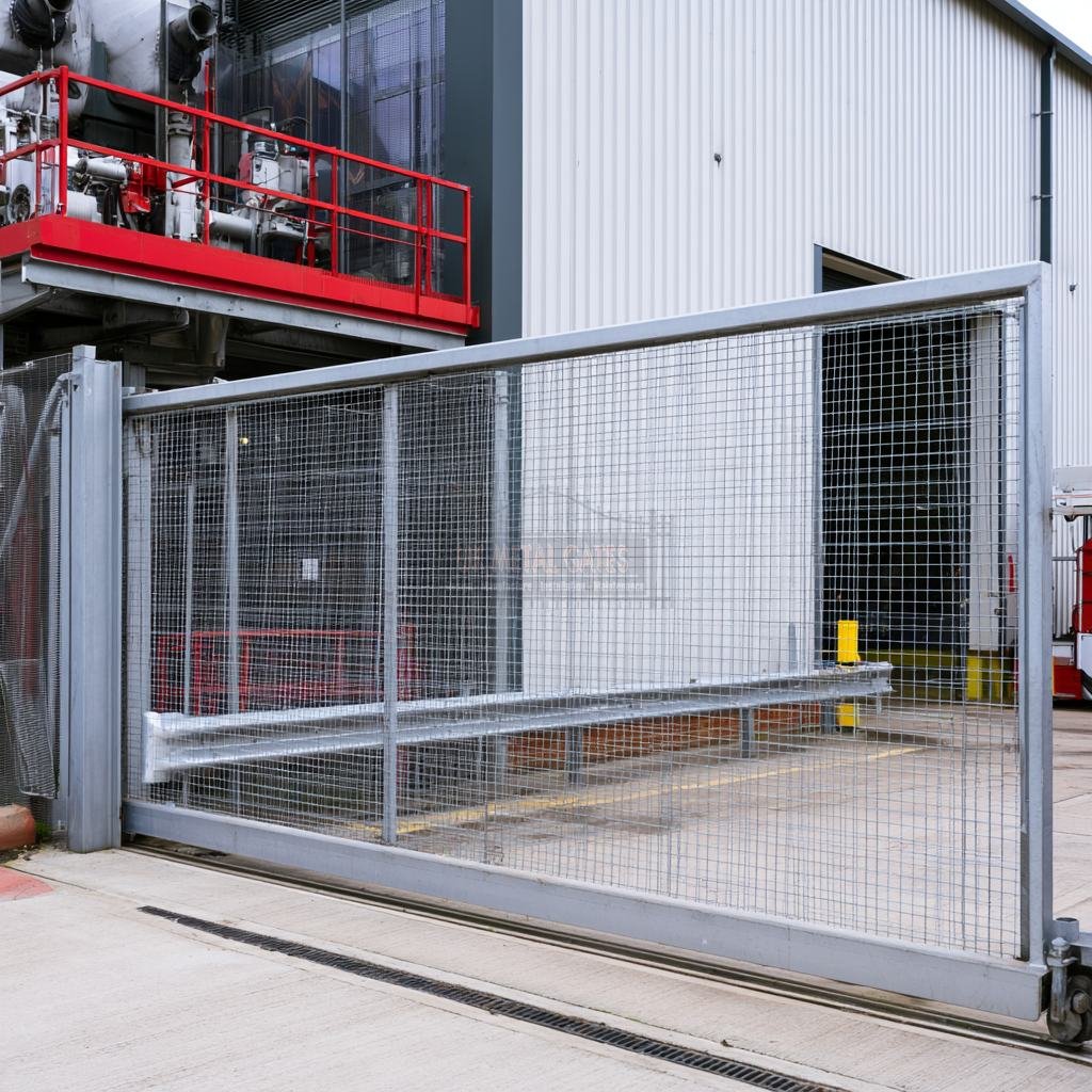 Mesh Sliding Gate – Haulage Yard