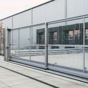 Mesh Sliding Gate – Manufacturing Site