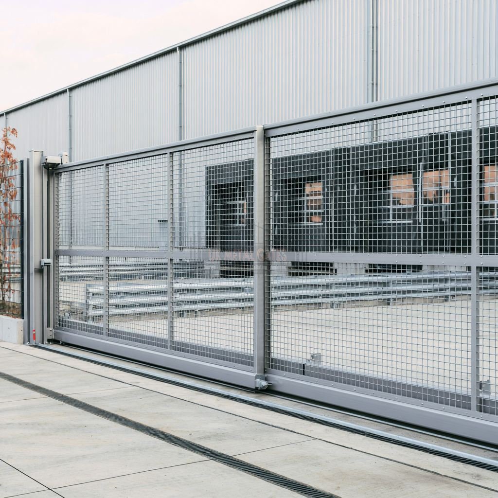 Mesh Sliding Gate – Manufacturing Site