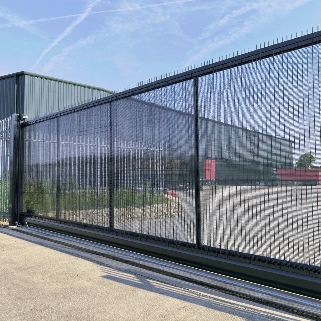 Mesh Sliding Gate – Logistics Hub