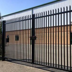 Palisade Double Gates – Industrial Estate