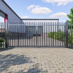 Palisade Double Gates – Vehicle Compound