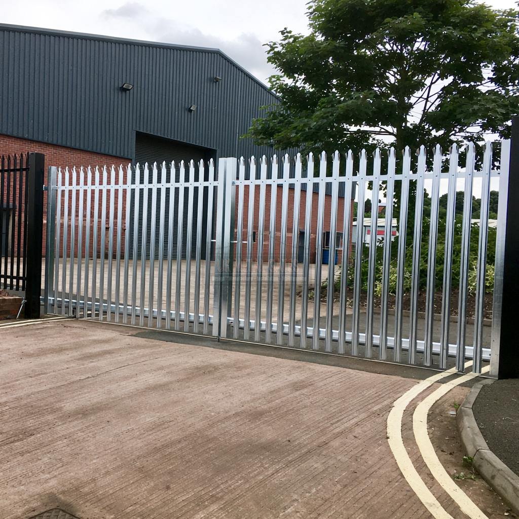 Palisade Double Gates – Data Centre