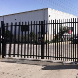 Palisade Double Gates – Utility Compound