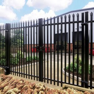 Palisade Double Gates – Construction Site