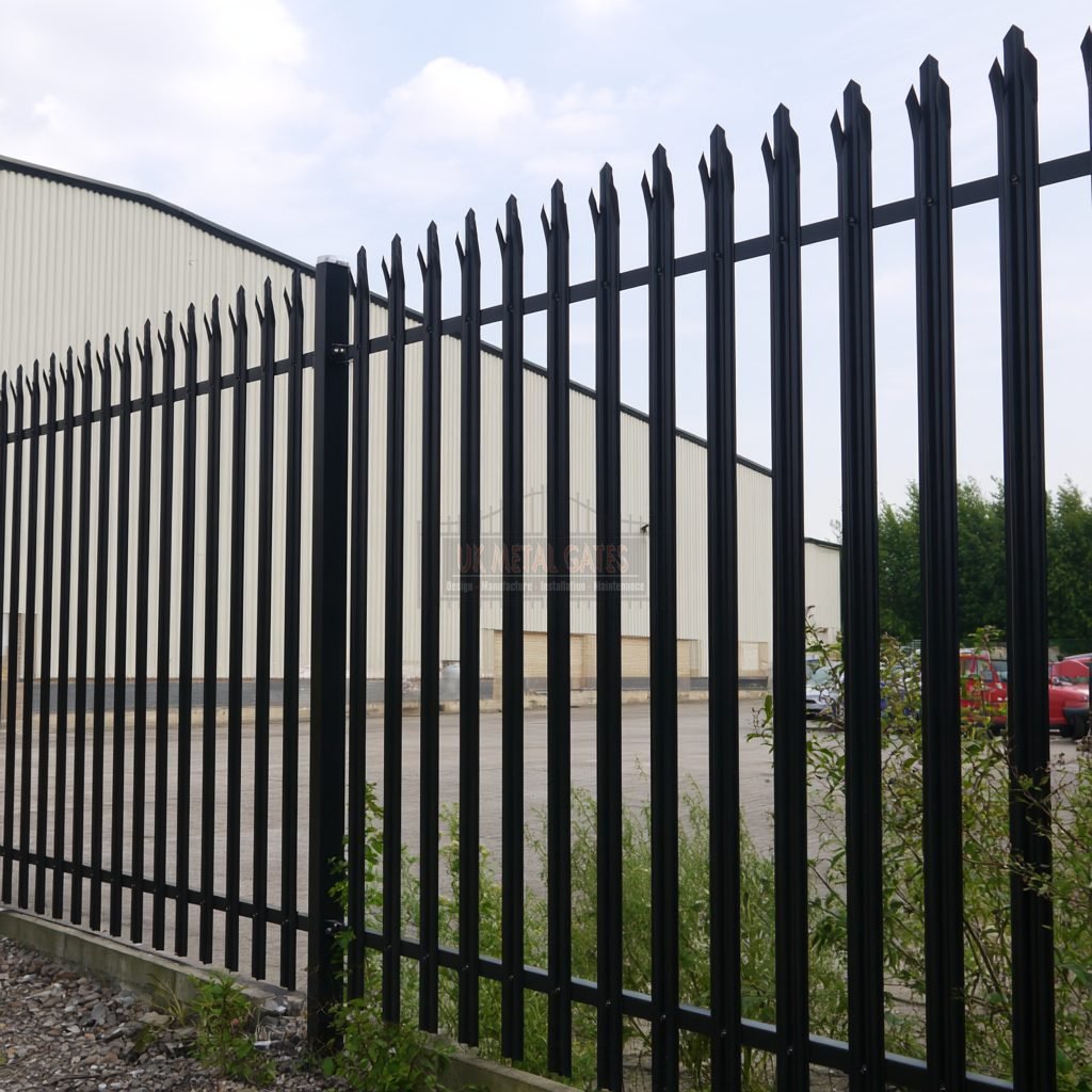 Palisade Fencing – Industrial Estate