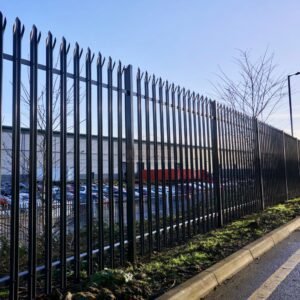 Palisade Fencing – Utility Compound