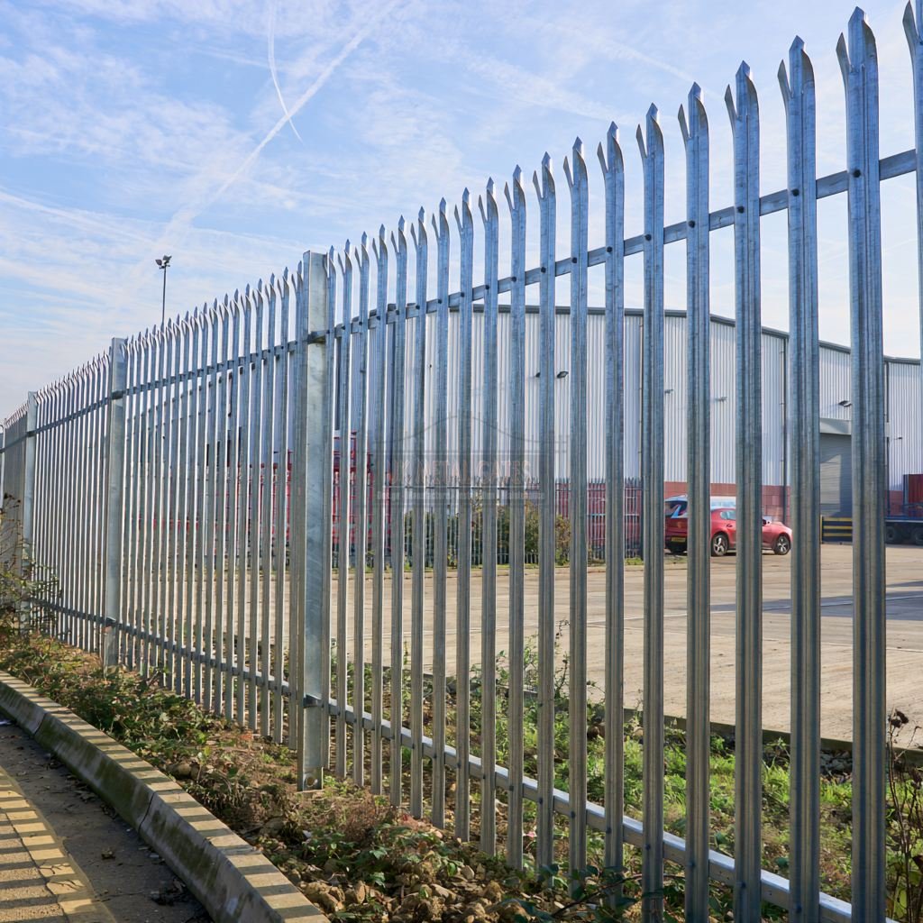 Palisade Fencing – Construction Site