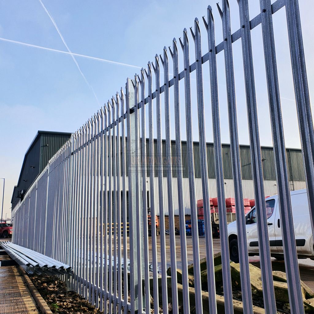 Palisade Fencing – Waste Management Site
