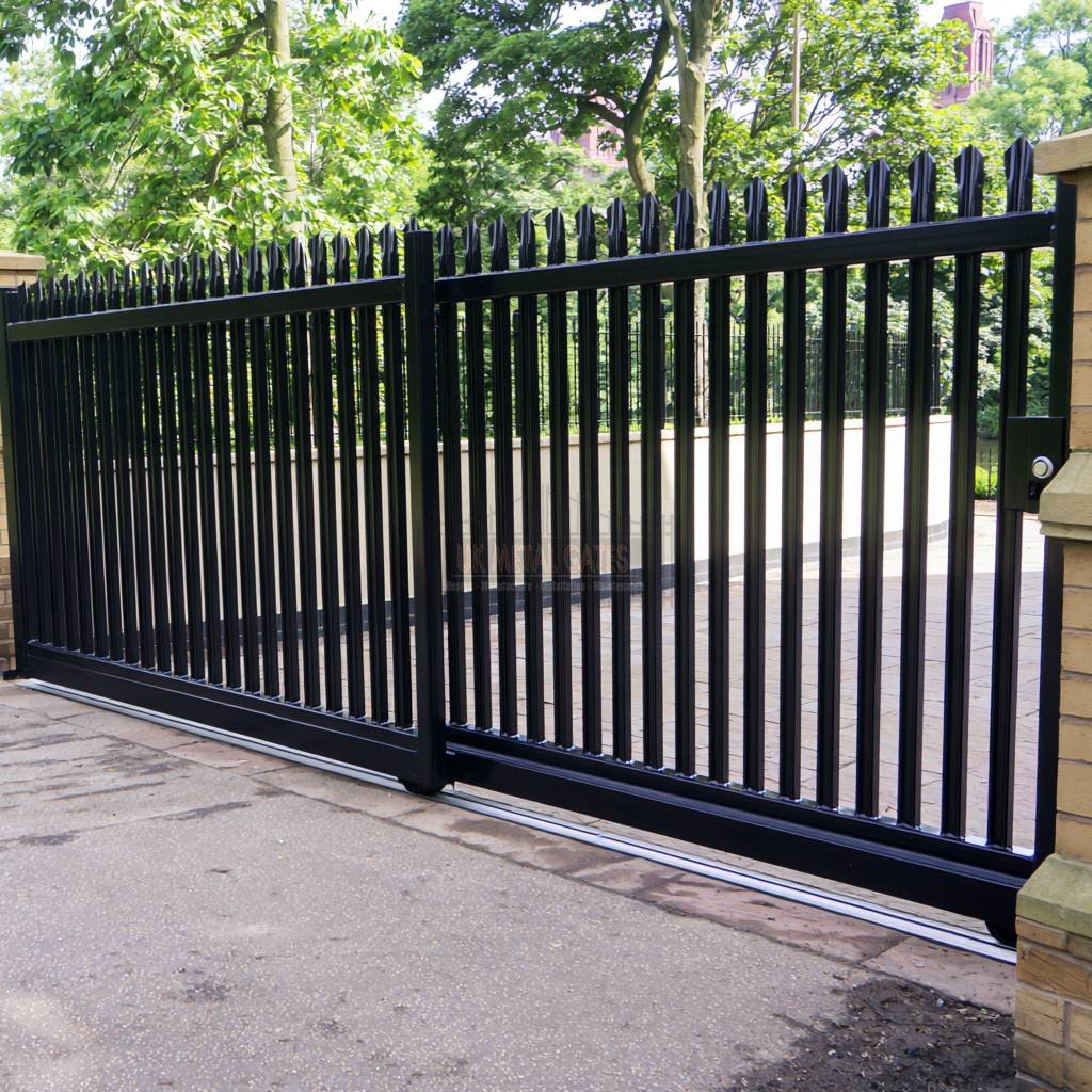 Palisade Sliding Gate – Industrial Estate