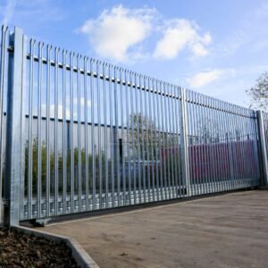 Palisade Sliding Gate – Construction Site Compound