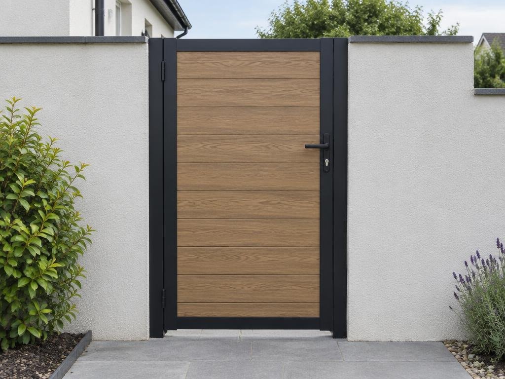 Home 35 Oak-effect composite side gate