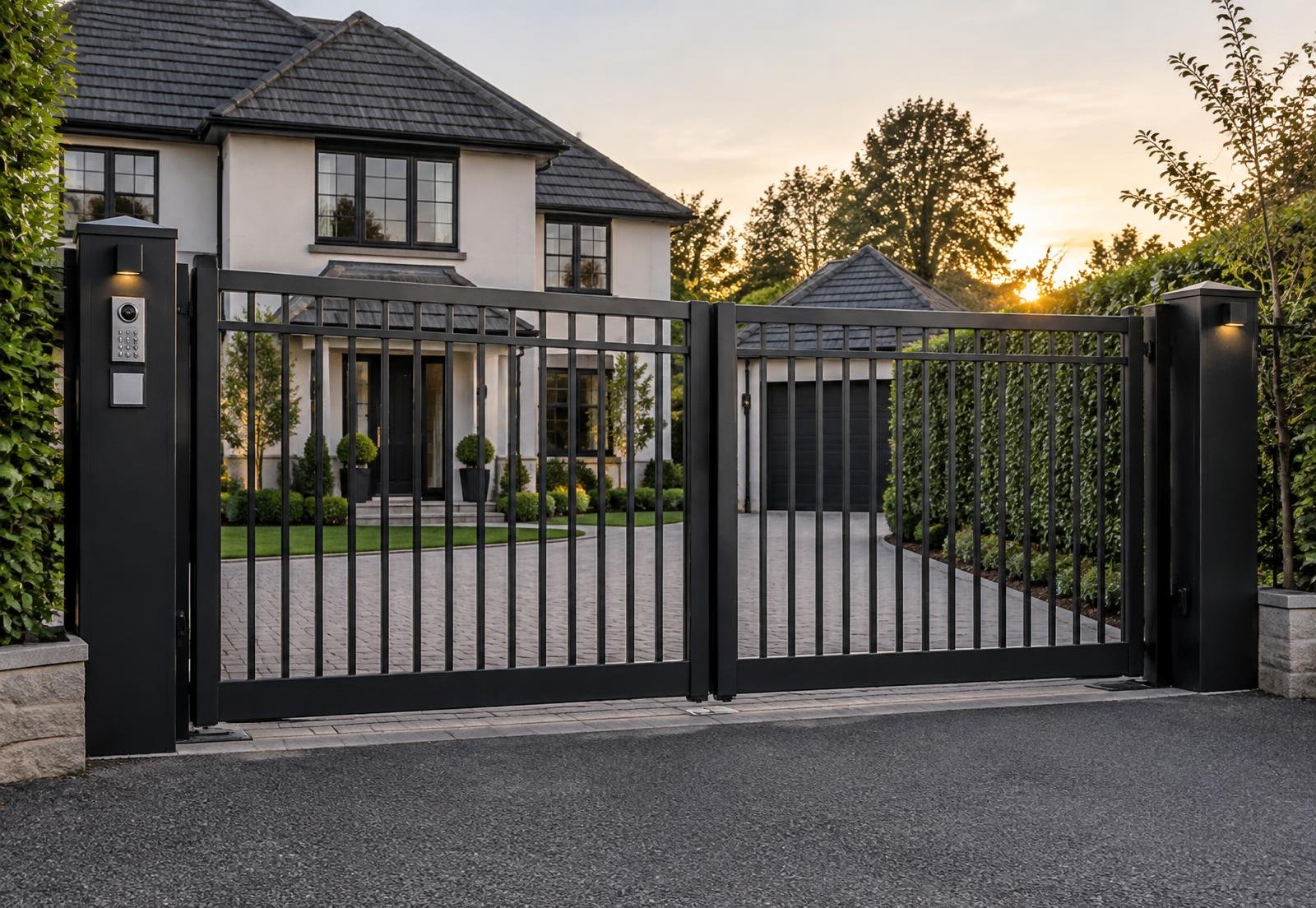 Home 100 Temporary reference image for double entrance gates